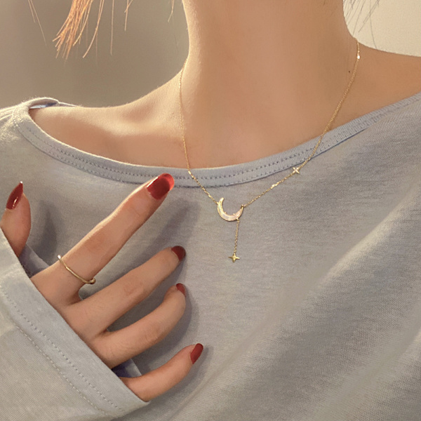 Xingyue halsband dam lätt lyx nisch design halsband h