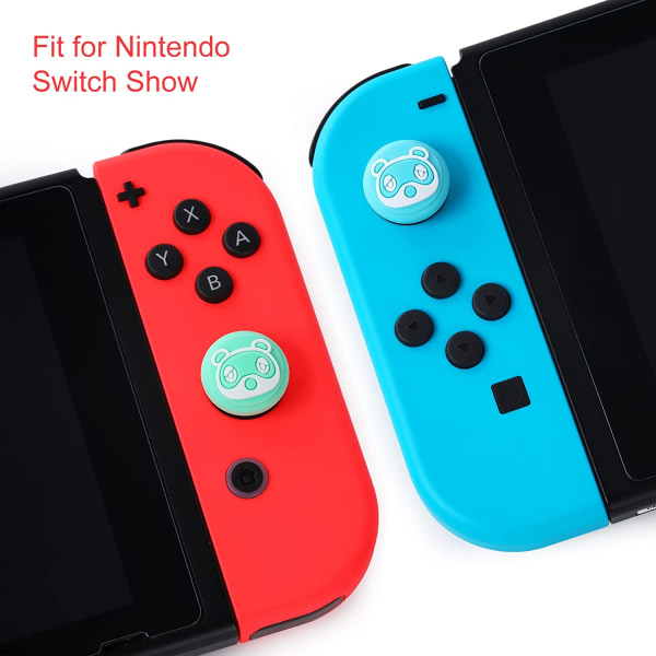 Søte tommelgrephetter for Nintendo Switch/Lite/OLED-kontroller (L