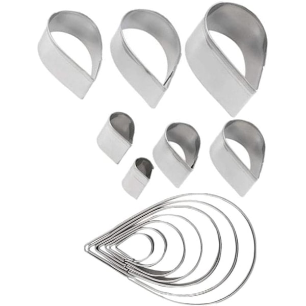 7 st Cookie Cutter Drip Cutter Biscuit Fondant Form Cake Co