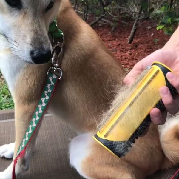 Pet Dematting Comb, Pet Undercoat Rake Double Sided Blade Comb