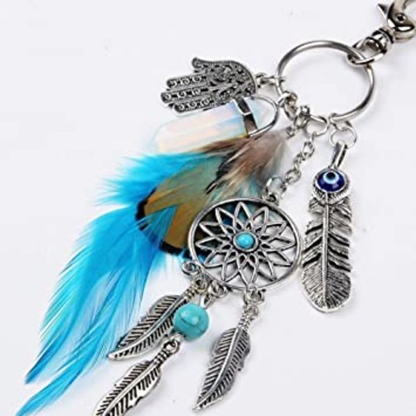 Nyckelringar Bohemia Dreamcatcher Hänge Nyckelring Nyckelkedjehållare