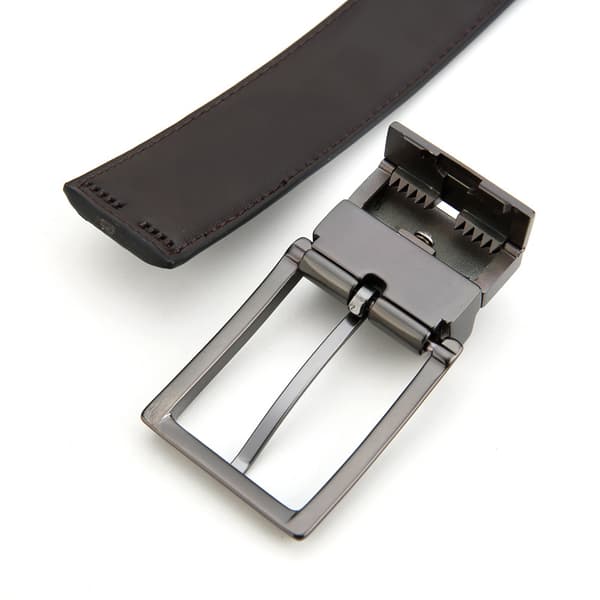 Herrar Dressbälte Läder Vändbart 1.25\" Bredd Roterande Spänne （B