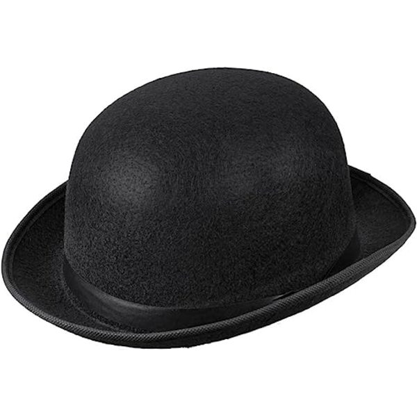Aikuisten pyöreä hattu musta
