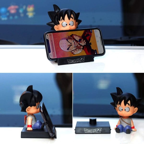 Goku telefonhållare, bildekoration, heminredning, hemdec