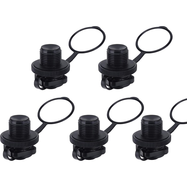 Inflator Spiral Valve, 5 Pcs Air Valves Valve Adapter Plugs, Spir