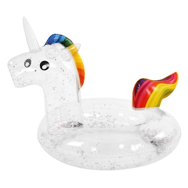 (Färg: Unicorn, Storlek: 90cm) All Sequins Transparent Unicorn Swi