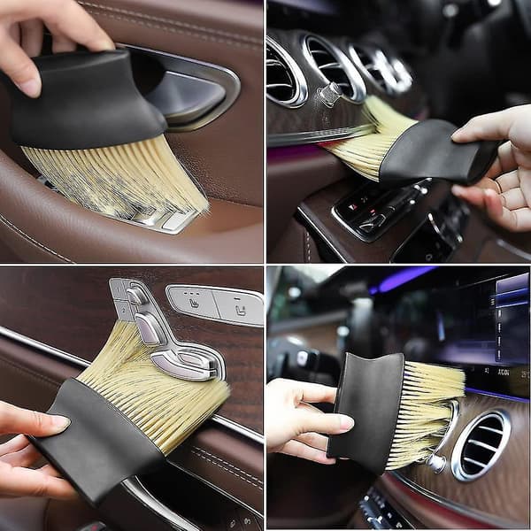 2 stk. bilstøv børste rengjøring duster myke bust dashbord