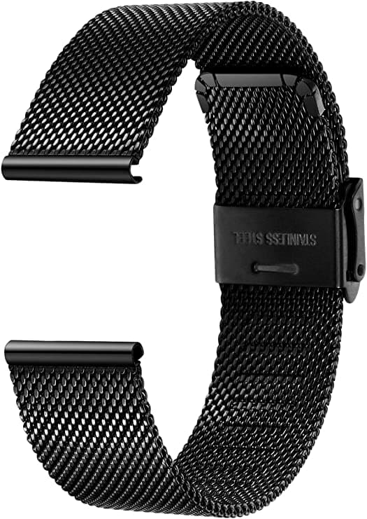 Ur Mesh Rem til Rustfrit Stål Hurtigudløsning Mænd Kvinder 14mm Bl