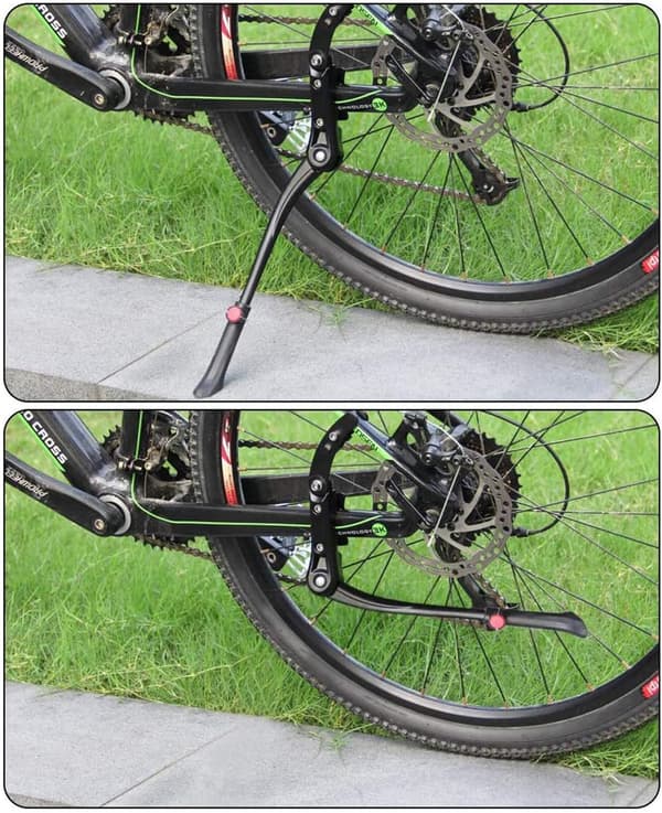 Cykelstativ, Sidestaff til cykel Universal Aluminiumlegering