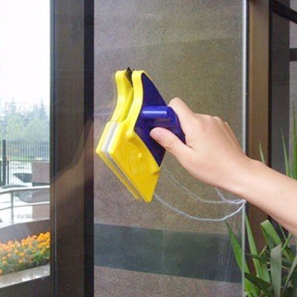 Square Magnetic Window Cleaner Dobbeltsidet vinduespudser Washi