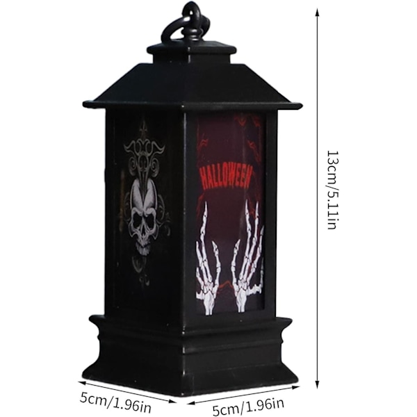 2 kpl Halloween-koristelylyhtyjä, halloween-led-lyhtyvalot