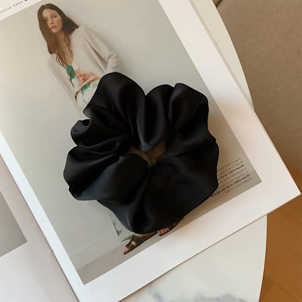 Silke Hår Scrunchie, Fargerik Elastisk Hår Scrunchie, for Kvinner