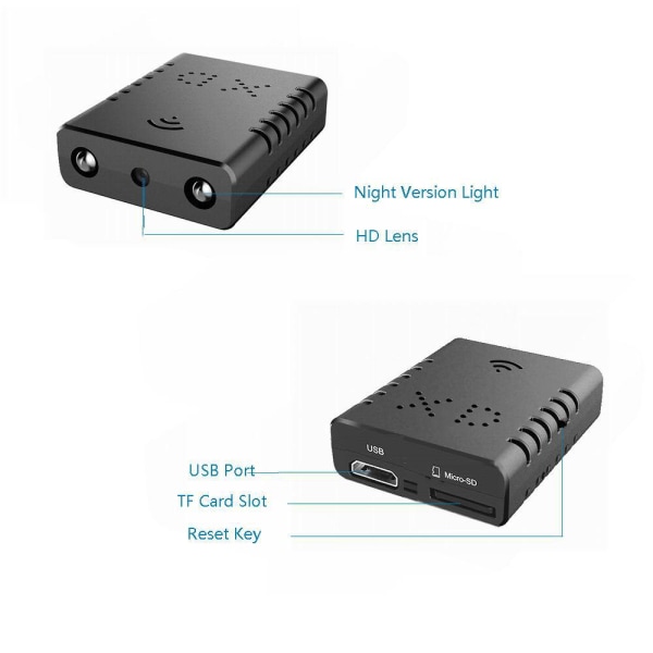 XD HD DV -kamera wifi-kameran tallennus älykamerakortille + 32 Gt