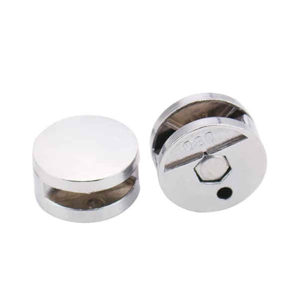 4 stk speilklips i sinklegering, sinkleklips i sinklegering, speilfesteholder, speilklips
