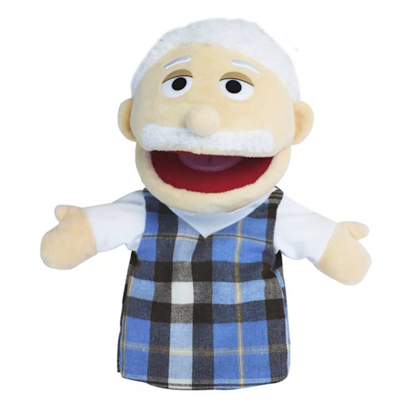 4-pack Familjehanddockor Helkropp Muppet Plysch Leksak Rekvist Barn Berättande Handske Dockor
