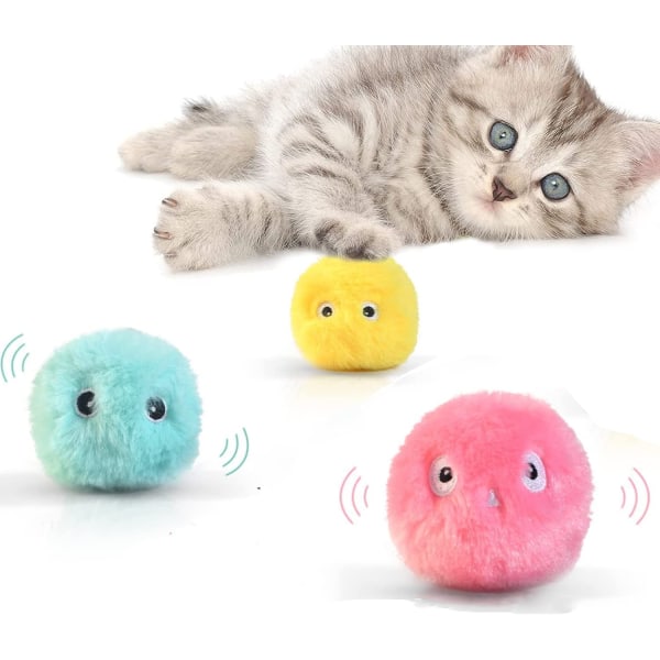 3-pack fågelformad kattleksaksboll med kattmynta, realistiska interaktioner