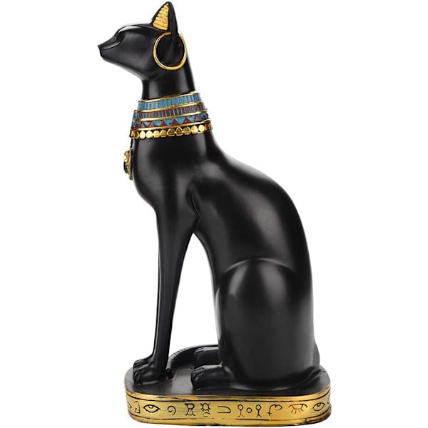 Kattestatue, Egyptisk harpiks kattestatue figur husholdning Roo