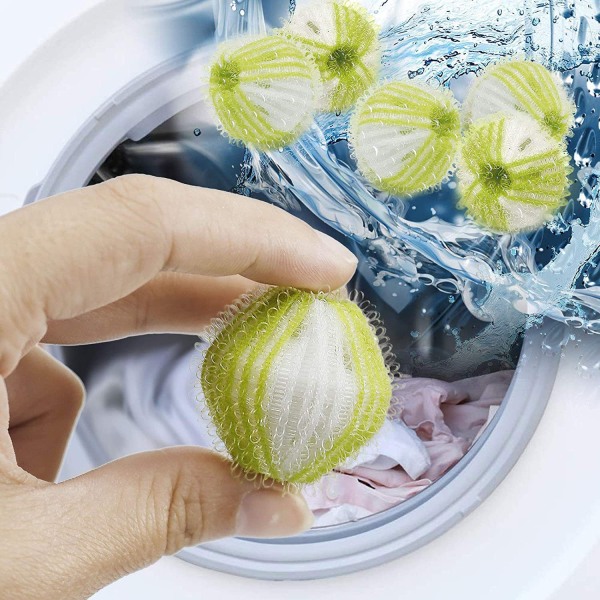 Tvättmaskin Hårborttagare Boll, Husdjurshårborttagare, 10PCS Återanvändbar
