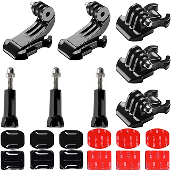 GoPro-tillbehör 3 set cykelsport kamerafäste kit: hög q