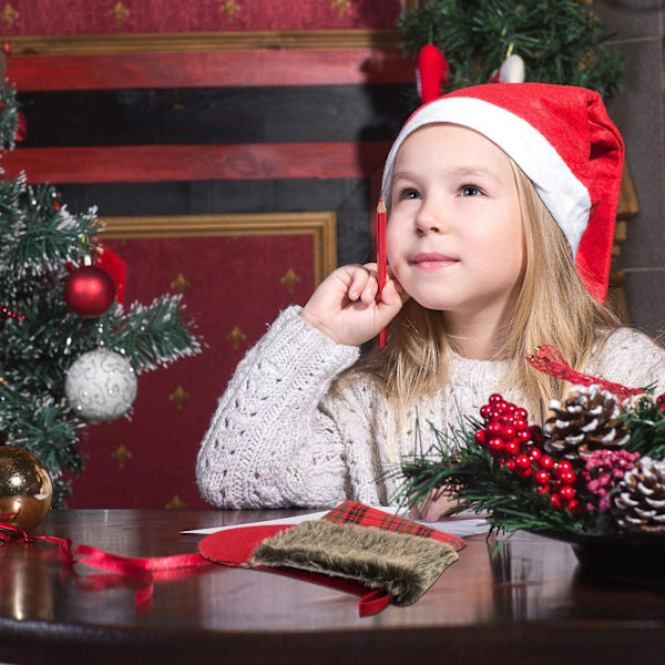 5 stk julekuler til peis og mantel