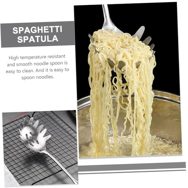 Spaghetti Server Skje Rustfritt Stål Pasta Øse Kjøkken, 1 stk