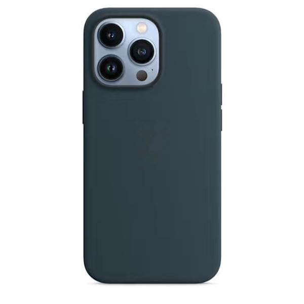 Silikonikuori MagSafella (yhteensopiva iPhone 13 Pron kanssa) – Abyssinsininen
