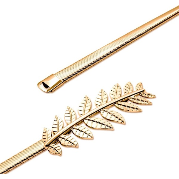 2 stk. Guld Blad Form Gardin Tilbageholdere, Minimalistiske Gardin