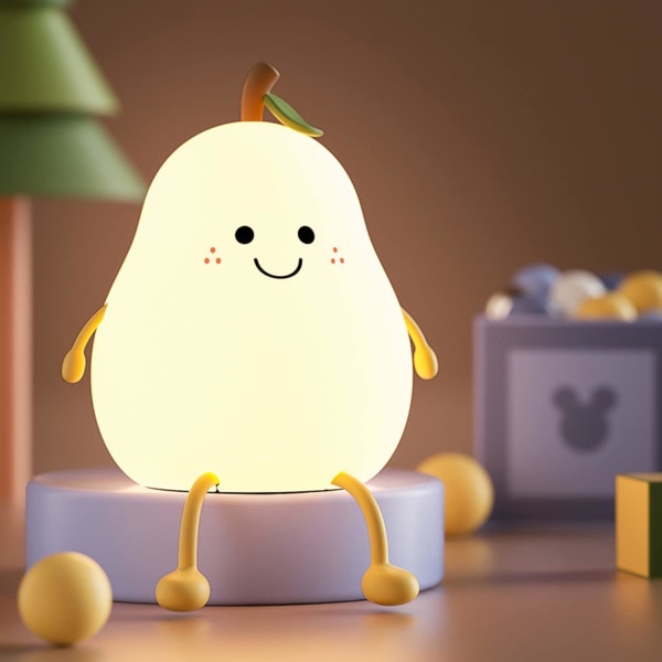 Creative Pear Shape nattlampa för barn med timerfunktion, R