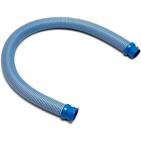 Sæt med 1 Twist Lock-slangesektioner, 1 x 1 m, til hydrauliske poolrensningsrobotter, blå