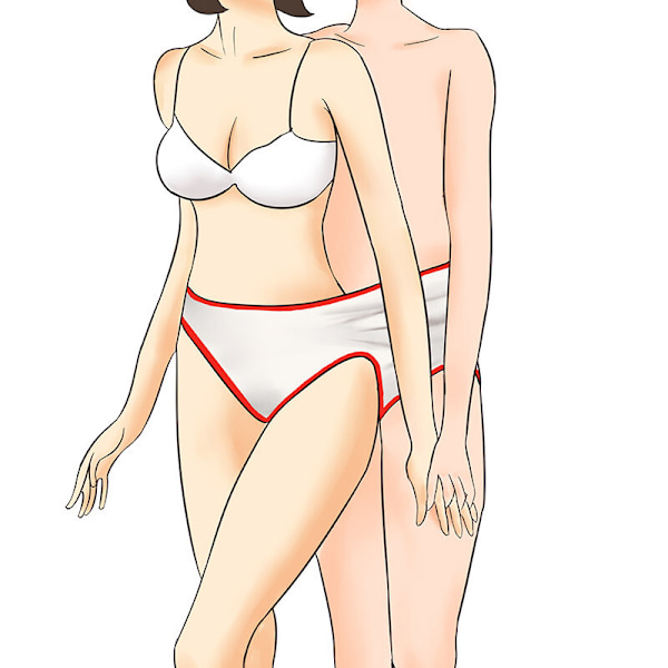 Sexy truser, doble truser for par, doble truser for