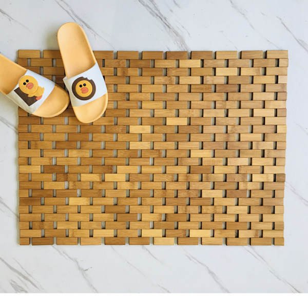 Eco Tapis de Bain en Bois • Caillebotis 100%  • Tapis de Bain en