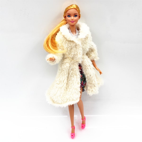 3st tjejer Barbie leksaker är 30cm kläder och moderiktiga swe