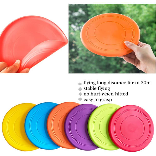 Lasten frisbee-lelut ulkoiluleikkiin, nurmikentän leikkipaikalle, lehtiselle, lemmikkieläinten lelut