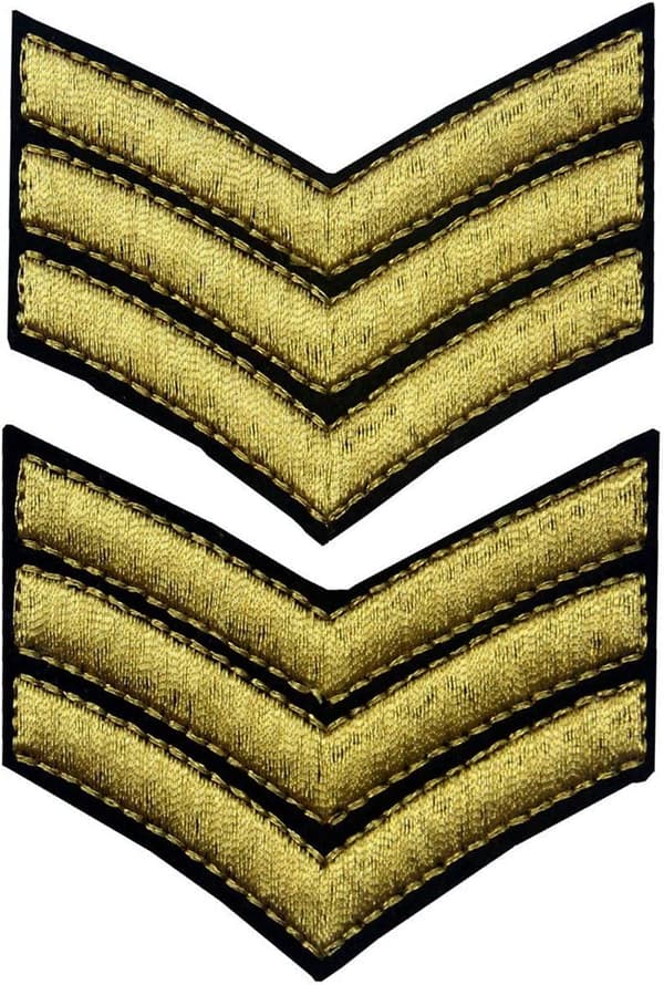 US Army broderad patch - Sergeant Rank - kommer att sys på