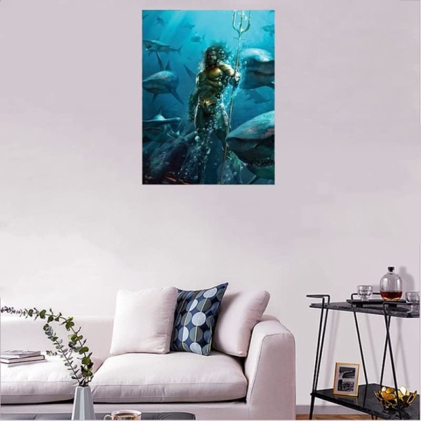 (Aquaman, 30*40cm) 5D DIY diamond painting , sarjakuvakirjonta