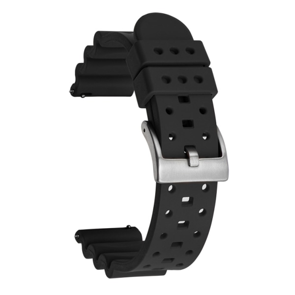 Silicone strap width 22mm rubber strap. Mens/Ladies Quick Releas