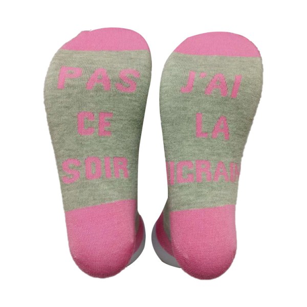 Rosa nyhet sokker, morsomme sokker nyhet korte sokker nyhet gave