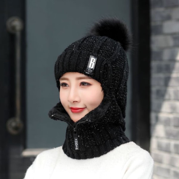 1 top Wool Knitted Hat Ski Hat Sets Windproof Winter Outdoor