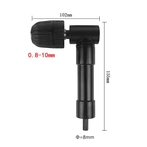 90° Självspännande Vinkelchuck, Snabbfrigörande Borr Vinkel