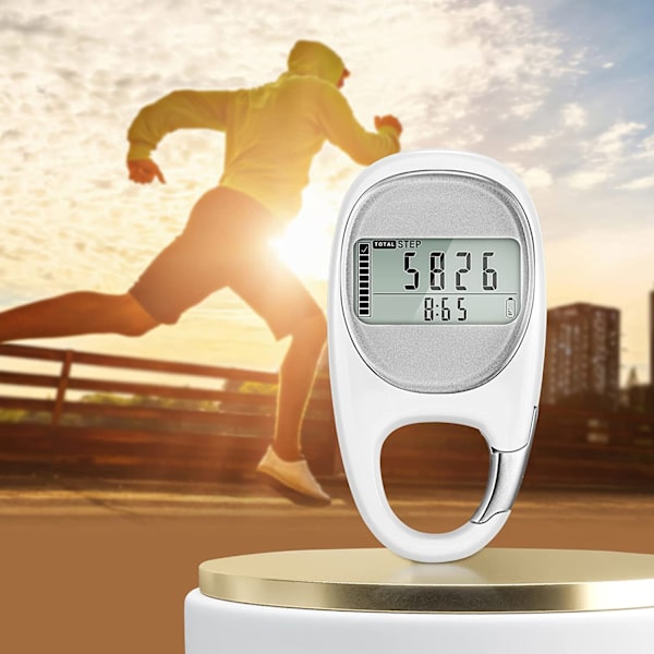 Digital skridttæller (tilfældig farve), bærbar fitness tracker