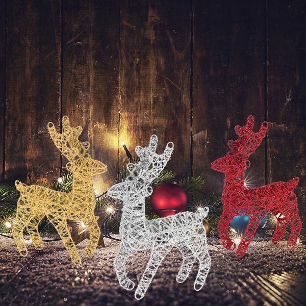 Smedejern Julehjort Ornamenter Elg Julepynt Ca