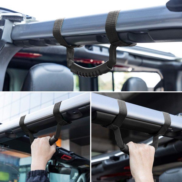 4 x Roll Bar Grab Handles Grip Handle för Jeep Wrangler YJ T