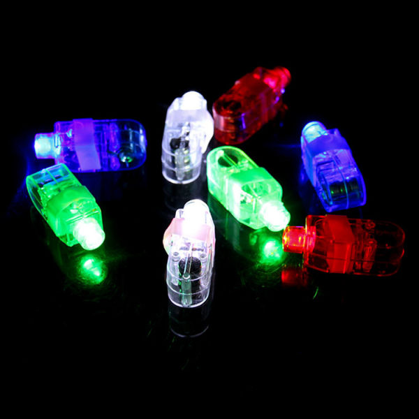 LED lys opp leker, 10 stk fargerike blinkende leker, lys opp fest