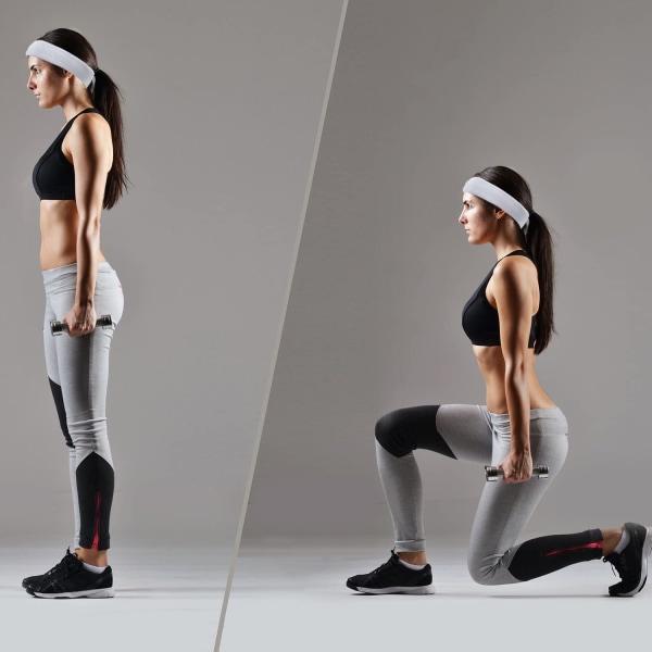 3 stycken sportpannband för män och kvinnor, elastiskt hårband