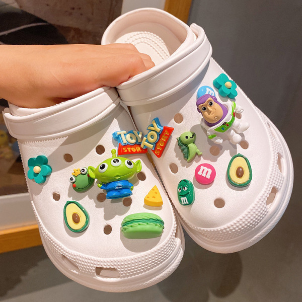 15 kpl 3D-kengät sandaalit koristeet, kenkäkorut, söpö kenkä Ornam