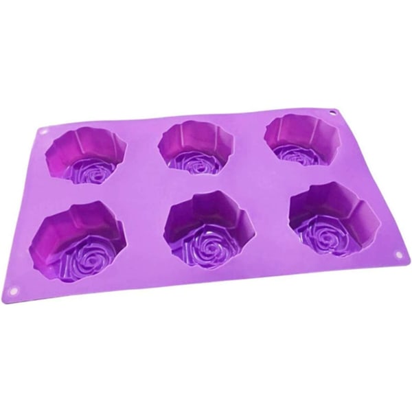 Rose Shape Non-Stick Mold - Silikonform Multi-Cavity Molds for