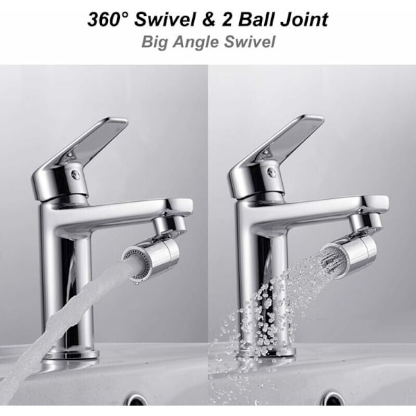 1PCS Universal Faucet Joint, Rotating Extension Shower Nozzle, Du