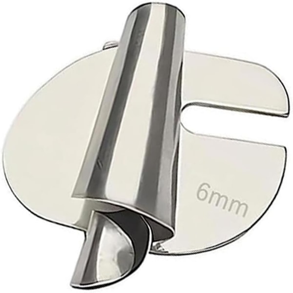 6 stycken rullade fållar för sömnad, 3 mm-8 mm 6 storlekar rullade press