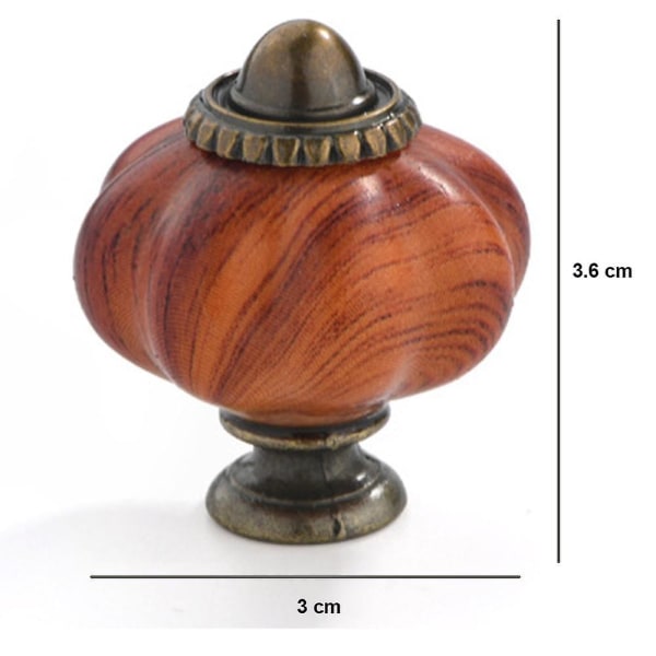 10 st skåphandtag vintage keramiska möbelknopp (djup b