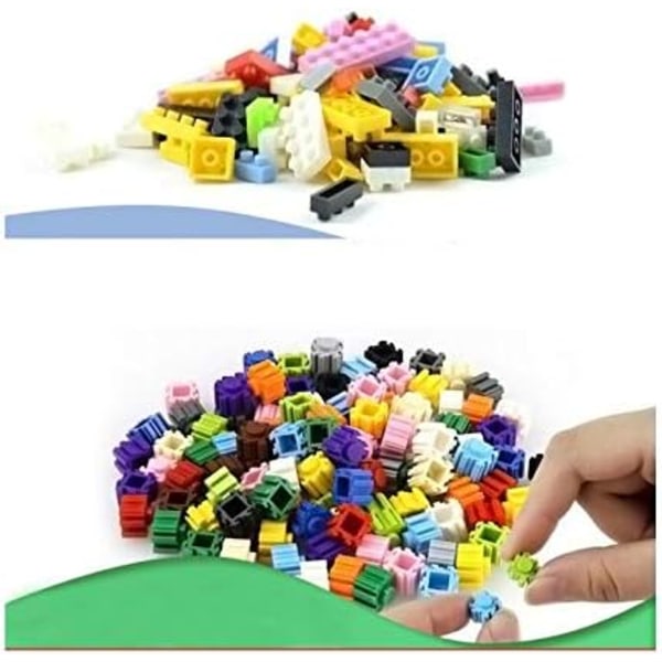 Plastpartikler Mikro byggeklodser Puslespil, Stitch Toys Cartto